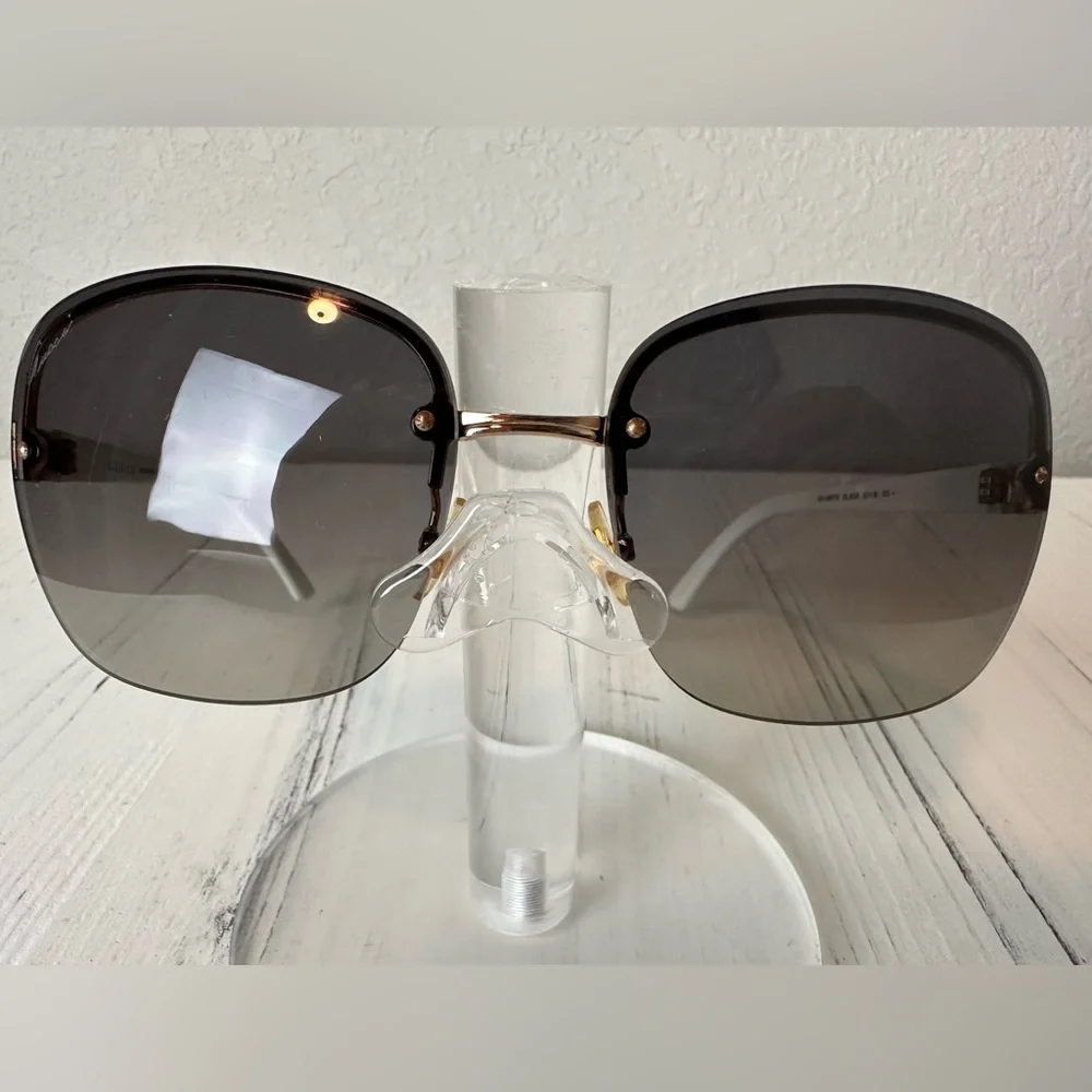 Gucci Rhinestone Sherry Line Rimless Sunglasses - Picture 10 of 10